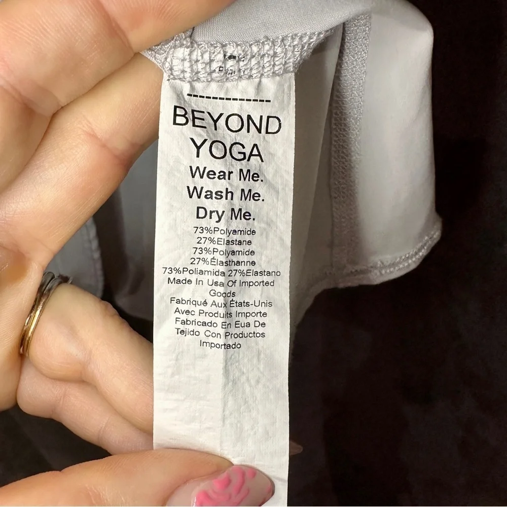 BEYOND YOGA POWERBEYOND Lite Resilient Tank - Grey Mist (Size S) Athleisure - Picture 6 of 8
